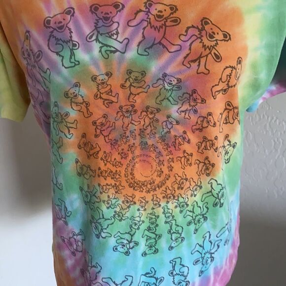 Chaser Grateful Dead Tie Dye Spiral Bears Shirt - Picture 4 of 9